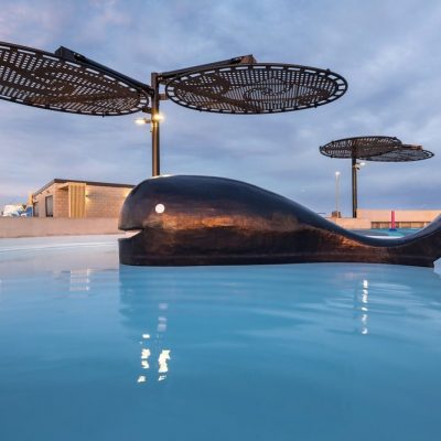 2-Night-time-whale-at-New-brighton-Hot-Pools-